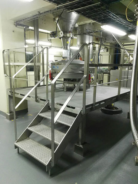 食品衛(wèi)生級鋼構平臺建造 食品衛(wèi)生級鋼構平臺建造