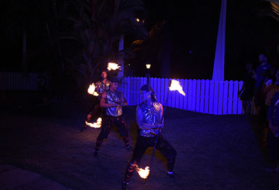 fire dancers goa